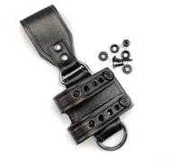 Jotekonoby Cintura in pelle fibbia K-guaina Sistema di trasporto Pelle bovina Tactical Tool Holder Vita Mount Accessorio Con Viti Per Lama Fissa Attività All'aperto
