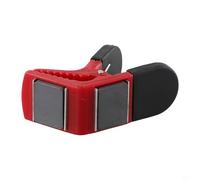 Jotekonoby Clip porta pennelli per progetti fai da te, morsetto magnetico per strumenti da pittore, clip in plastica robusta compatibile con vernice (rosso)