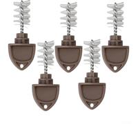 Jotekonoby Confezione da 5 pennelli per la pulizia del fusto con manico in acciaio inossidabile e setole in nylon, per la pulizia del rubinetto della birra e attrezzature per birra fatta in casa e bar