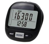 Jotekonoby Contapassi 3D con ampio display digitale per tracciamento di camminata e distanza, pedometro a clip con schermo LED, contapassi portatile per fitness