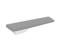 Jotekonoby Copertura impermeabile per tavola da immersione da 3 m, protezione UV e polvere, tessuto Oxford 600D con strato in PVC, impermeabile, anti-neve, protezione per tutto l'anno (grigio 210D