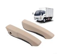 Jotekonoby Coppia di braccioli per seggiolino auto, regolabili da 0 a 120 gradi, design orientabile per supporto del veicolo con imbottitura in schiuma PU, finitura beige, compatibile con auto e