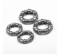 Jotekonoby Coppia di cuscinetti per mozzo ruota anteriore e posteriore da 3/16" e 1/4", set di cuscinetti a sfera in acciaio per mozzi ruota bici, compatibili con ruote anteriori e posteriori