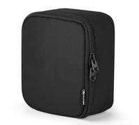Jotekonoby Custodia 3 in 1 per accessori elettronici, borsa organizer per cavi di ricarica da viaggio in nylon, con scomparti in rete per power bank, colore nero