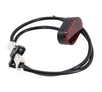 Jotekonoby Fanale posteriore + cavo batteria + kit fibbia per/scooter elettrico Pro, ricambio luce freno, luce posteriore per Pro, plastica ABS