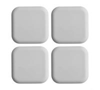 Jotekonoby Fermaporta in silicone per protezione da parete, non lascia segni, con assorbimento degli urti, riduzione del rumore, per camera da letto, mobili (grigio)