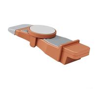 Jotekonoby Fermaporta regolabile da pavimento resistente con scaffale, supporto a molla a prova di slam, per porte in vetro o legno (arancione)