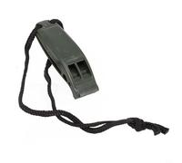 Jotekonoby Fischietto di sicurezza per immersioni subacquee con cordino per snorkeling e sport acquatici, dispositivo di allarme subacqueo a doppia frequenza, materiale PP SOS (verde)