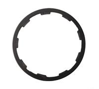 Jotekonoby Flyw - Rondella scanalata per mozzo 05/085/20/218/235/25 mm, per distanziali del movimento centrale della bicicletta, compatibile con cassette e mozzi a 8/9/10/11 velocità (nero, 15 mm)