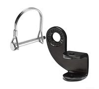 Jotekonoby Gancio di traino a 90 gradi in acciaio per rimorchio per bambini e animali domestici, compatibile con la maggior parte delle biciclette, set da 2 pezzi