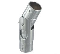 Jotekonoby Giunto di rotazione per ombrellone da giardino, impermeabile, in alluminio, adattatore di ricambio per ombrellone da giardino, diametro 32-38 mm, argento (38 mm)
