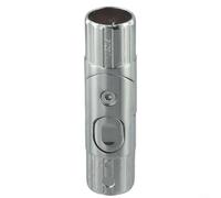 Jotekonoby Giunto di rotazione per ombrellone da giardino, impermeabile, in alluminio, adattatore di ricambio per ombrellone da giardino, diametro 32-38 mm, argento (32 mm)