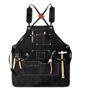 Jotekonoby Grembiule da lavoro per la lavorazione del legno, saldatura e giardinaggio, in tela resistente, con fondo diviso in due parti, con tasche per attrezzi, impermeabile, durevole, falegname