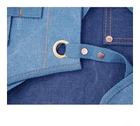 Jotekonoby Grembiule da lavoro per lavorazione del legno, saldatura e giardinaggio, in tela resistente, con fondo diviso in due parti, con tasche per attrezzi, impermeabile, durevole, falegname e