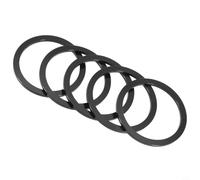 Jotekonoby Guarnizioni per movimento centrale in lega di alluminio, distanziatori per mozzo volano, 1-3 mm, set da 5 compatibili con vari movimenti inferiori (2 mm, rosso)