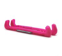 Jotekonoby Hard Guards - Protezioni regolabili per pattini da ghiaccio con molla in metallo, protezioni in gel di silice per allenamento e conservazione su ghiaccio (rosa)