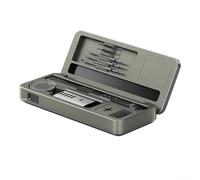 Jotekonoby HS-02 Smart Saldatore Stazione, Mobile Workbench Storage Box Set, con display IPS da 0,96 pollici, controllo della temperatura 100W DC9-24V (standard HS-02A)