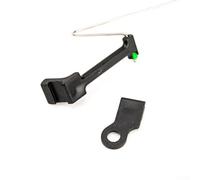 Jotekonoby Indicatori di abboccata regolabili per pesca alla carpa, con gancio in acciaio inox, per strumenti con sensore di allarme morso, misura standard da 2,5 mm, 245 mm, 46 g, blu/verde (verde)