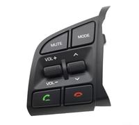Jotekonoby Interruttore cruise control volante per Hyundai Tucson 2015-2019 | Compatibile con modelli 1.6T e 2.0 | OEM 96710-D3500 / 96710D3500 | Materiale ABS, nero (sinistra)