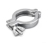 Jotekonoby KF16 KF50 Morsetto a vuoto Apparecchio in lega di alluminio con staffa e anello in gomma per applicazioni di sigillatura del sistema di vuoto industriale (KF25)