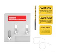 Jotekonoby Kit di interblocco generatore per pannelli Homeline da 150 e 200 Amp, piastra di interblocco spaziatura da 1-3/8 pollici con hardware di installazione ed etichette