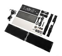 Jotekonoby Kit di luci a LED per spettro musicale con VU Meter stereo a 32 bit e analisi del segnale audio FFT per progetti fai da te di analizzatore di spettro (rosso)