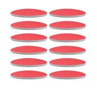 Jotekonoby Kit di lucidatura per palline da bowling, 12 pezzi, cuscinetti abrasivi da 12 cm in grana da 500 a 3000 per rifacimento, detergenti in schiuma rossa e grigia per la rimozione dei graffi e