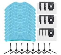 Jotekonoby Kit di parti di ricambio per robot aspirapolvere MEDION X50 SW MD 2004, spazzola laterale, panno per la polvere, accessori per aspirapolvere per uso domestico (B)