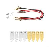 Jotekonoby Kit esperimento batteria frutta con elettrodi in rame e zinco per progetti di apprendimento scientifico fai da te e energia alternativa in fisica