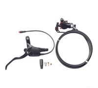 Jotekonoby Kit leva freno a disco elettrico e pinza con connettore impermeabile a 2 pin, freni idraulici per bici elettriche e scooter elettrici, in lega di alluminio (freno posteriore destro)