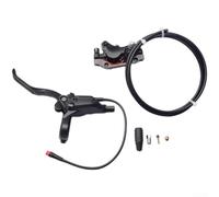 Jotekonoby Kit leva freno a disco elettrico e pinza con connettore impermeabile a 2 pin, freni idraulici per bici elettriche e scooter elettrici, in lega di alluminio (freno anteriore sinistro)