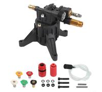 Jotekonoby Kit pompa idropulitrice 3400 PSI 2,5 GPM 7/8 pollici albero di ricambio per modelli di idropulitrice con sistema a doppia tenuta e manutenzione - funzionamento