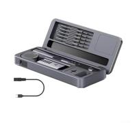 Jotekonoby Kit saldatore portatile da 100 W con riscaldamento rapido, temperatura regolabile e display digitale per riparazione elettronica, compatibile con HS-02A/HS-02B (C)