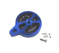 Jotekonoby Lega di alluminio per bici per tappo di blocco forcella per Stee Avere interruttore manuale Assemblaggio Forcelle sospese per bicicletta compatibili con set filettato ABS CNC (BLUE)