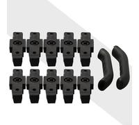 Jotekonoby Magura HS11 HS22 HS33 50 mm 6 o otto pezzi compatibili con freni idraulici a cerchione, composto di gomma nera, peso piuma 28 g/coppia, freno per pastiglie (8 pezzi, 1 coppia di custodie