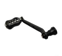 Jotekonoby Manico a braccio singolo in fibra di carbonio per mulinelli da spinning Daiwa Fuego, lunghezza 70 mm con doppi cuscinetti, grigio/rosa/argento/viola/nero/rosso/oro/notte scura (grigio)