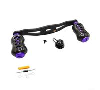 Jotekonoby Maniglia per bilanciere in fibra di carbonio, 85 mm, per mulinello da pesca Daiwa Tatua, Zillion, Alpha, Nasci, Bantam, leggera (viola notte scuro, 85 mm)