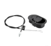 Jotekonoby Maniglia per divano in metallo con cavo per sedia reclinabile - leva di rilascio di ricambio per divano, tirante in lega di alluminio, meccanismo nero