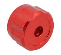 Jotekonoby Manopola manometro collettore con design rotondo della maniglia della ruota, materiale in lega di alluminio resistente alla ruggine, adatta a 6 porte di montaggio quadrate da 6 mm x 6 mm