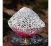 Jotekonoby Mantelli per lanterne a cherosene, 10 pezzi, in rete di garza, per lampade a gas e olio, compatibili con lanterne da campeggio in cotone standard per cortile (L)