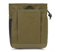 Jotekonoby Marsupio da esterno per arrampicata, escursionismo, cintura portaoggetti con tasche multiple, borsa per attrezzi in nylon resistente 600D, marsupio regolabile, porta gesso per (verde)