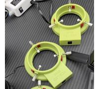 Jotekonoby Microscopio LED anello luminoso con 144 LED, luminosità regolabile, illuminatore per microscopi stereo, sorgente luminosa antistatica rivestita in gomma