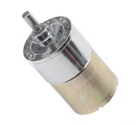 Jotekonoby Motoriduttore DC 12 V con coppia elevata da 37 mm, riduzione della velocità del motore, motore DC spazzolato per apparecchiature di controllo automatico (12 V-400 giri/min)