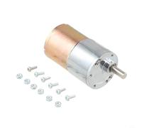 Jotekonoby Motoriduttore DC 12 V con coppia elevata da 37 mm, riduzione della velocità del motore, motore DC spazzolato per apparecchiature di controllo automatico (12 V-30 giri/min)