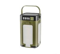 Jotekonoby multifunzionale Ricaricabile, Solar Powered Camping Lanterna LED, Solar Camping Lanterna Quattro foglie pieghevole Banca di Potere
