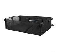 Jotekonoby Organizer pieghevole per bagagliaio EZGO, portaoggetti in rete extra large con 2 portabicchieri, si adatta alla maggior parte dei carrelli push-pull, nero (58,4 x 105,4 x 27,9 cm)