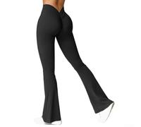 Jotekonoby Pantaloni da yoga da donna a vita alta, non lasciano segni, per sport e fitness, 90% poliestere 10% spandex, pantaloni della tuta elasticizzati a gamba dritta, casual per quattro stagioni