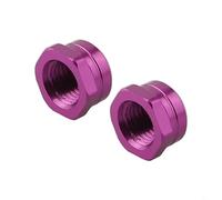 Jotekonoby Parti Dado mandrino in lega per pesca M7 Snap Reel Ricambio Alluminio Modificato 7x4mm Maniglia Bilanciere Vite Compatibile 2 pz Set (VIOLA)