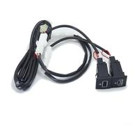 Jotekonoby Per Golf 2006-2012 Caricabatteria da auto USB compatibile per QC3.0 Adattatore per telefono cellulare a ricarica rapida 12V Alimentazione per veicoli Nero Accessorio elettronico (per QC 3.0