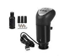 Jotekonoby Pomello del cambio USB per simulatore di camion per G29 G27 e TH8A, compatibile con ETS2 PC Racing Games, nero